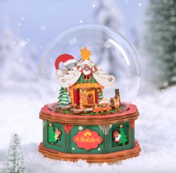 BOÎTE À MUSIQUE BRICOLAGE DIY - LA VILLE DE NOËL (1025)
